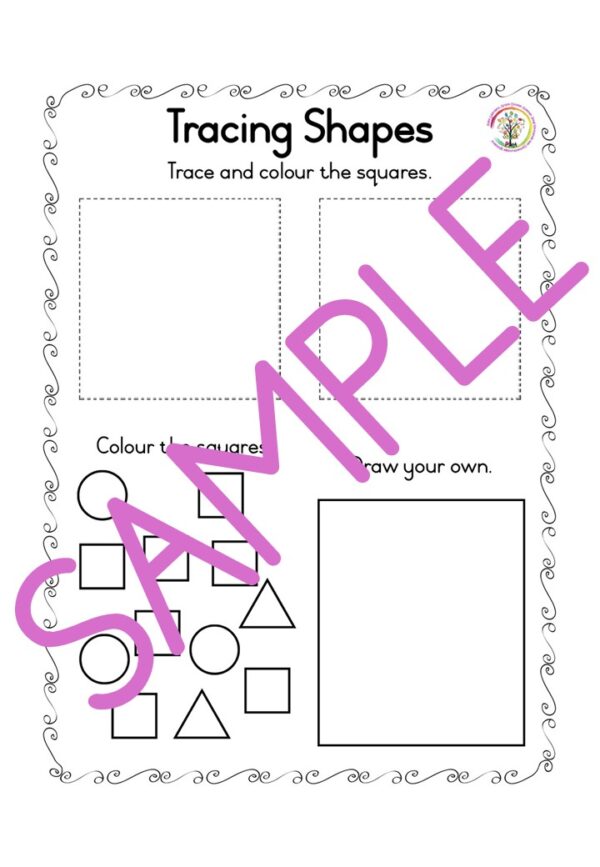 My Preschool 2D Shapes Activity Book – Skool Pret