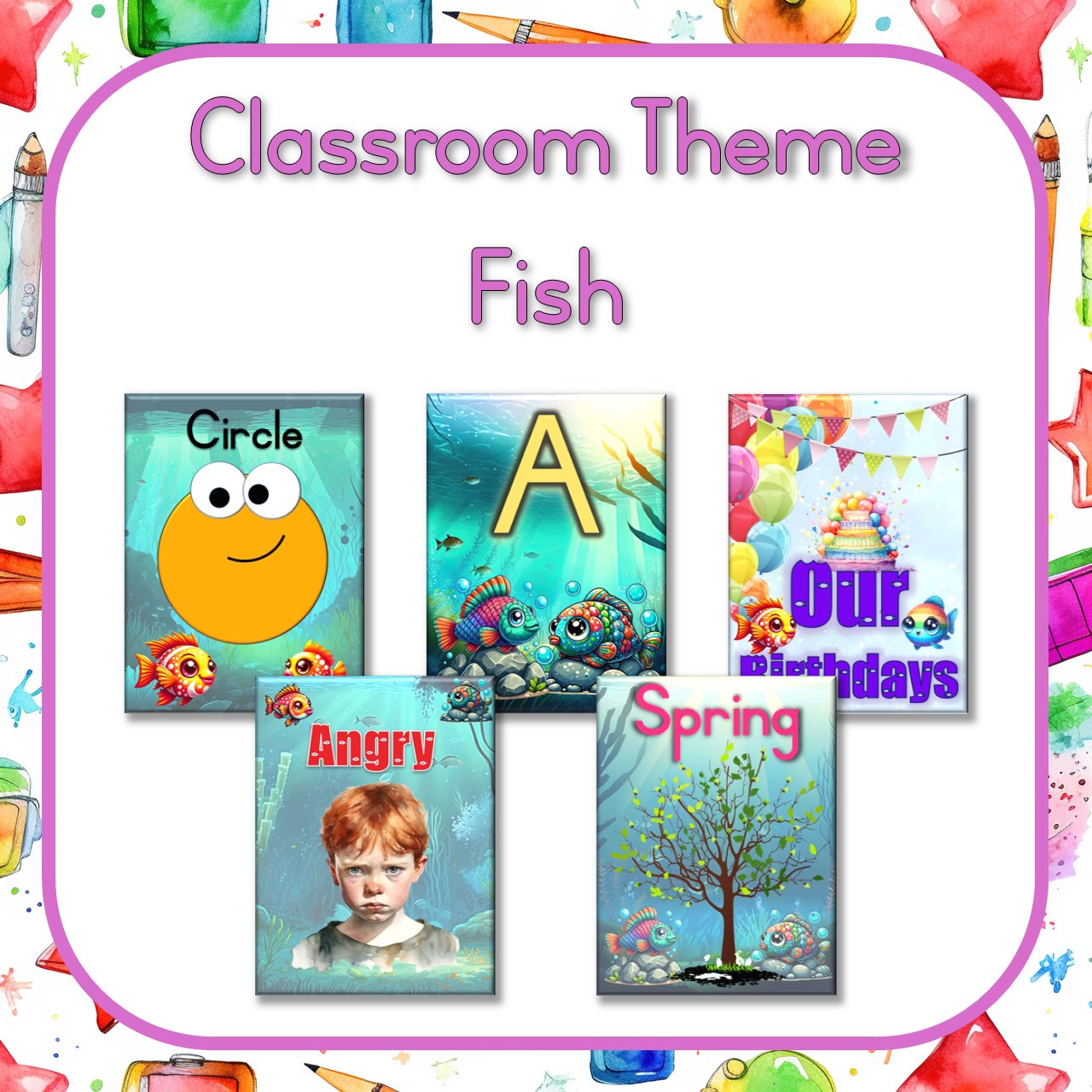 Fish Classroom Theme – Skool Pret